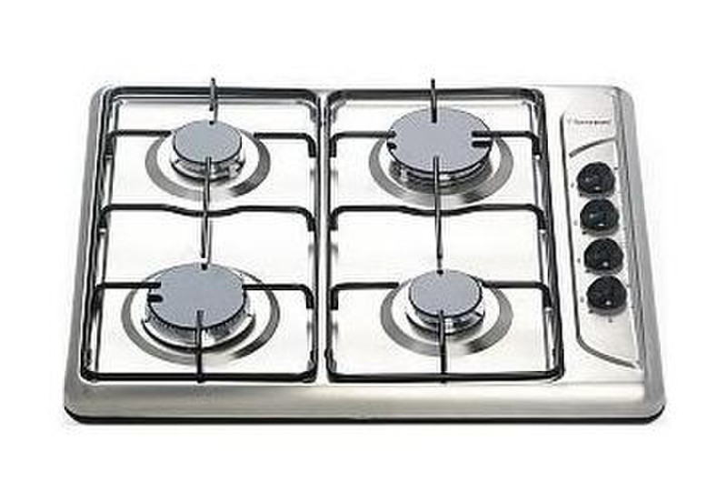 Bestron ESO111XVL built-in Gas Black,Stainless steel hob