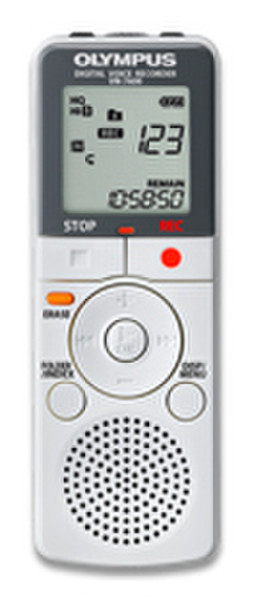Olympus VN-7600 Flash card Grau, Weiß Diktiergerät