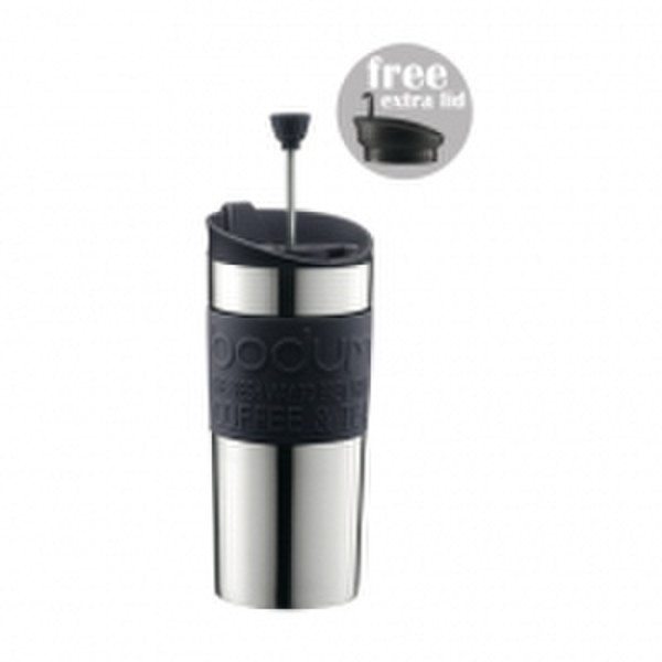 Bodum Travel Press Set Vacuum coffee maker 0.35L 3cups Black