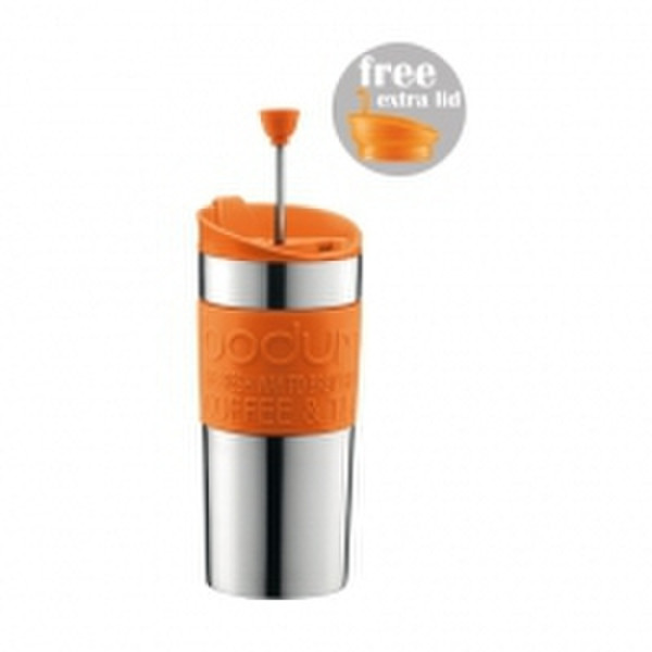 Bodum Travel Press Set Vakuum-Kaffeemaschine 0.35l Orange