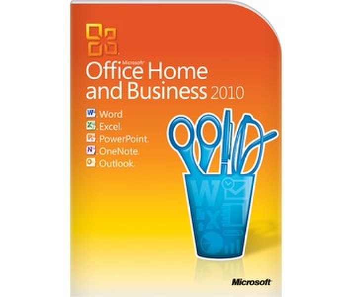 HP Microsoft Office Home & Business 2010, PSG, ENG