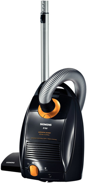 Siemens VSZ5XTRM11 Cylinder vacuum 4.5L 1800W Black,Grey,Orange vacuum