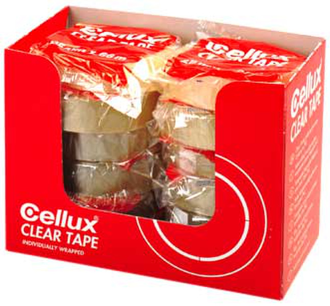 Sellotape Clear Polypropylene 48mm x 66m канцелярская/офисная лента