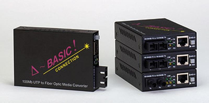 Canary BC-TFM2 1310nm Multi-mode Black network media converter