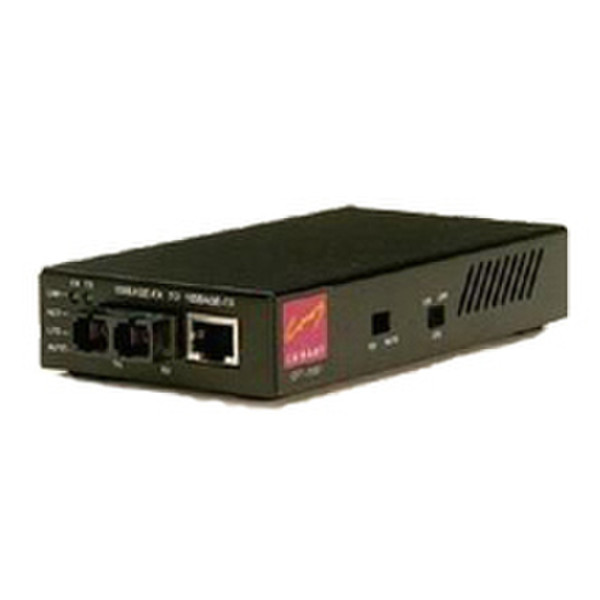 Canary CFT-2061-SM 100Mbit/s 1310nm Single-mode Black network media converter