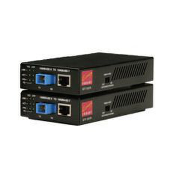 Canary GFT-1037A 1000Mbit/s 1550nm Single-mode Black network media converter