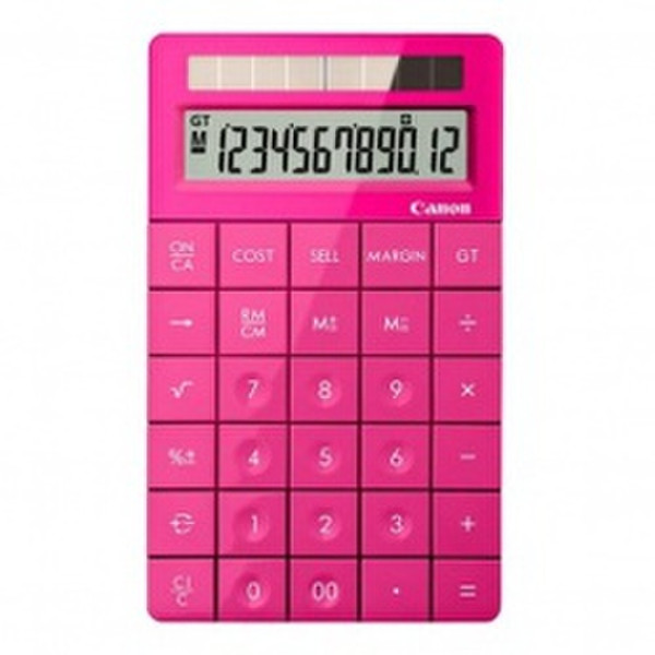 Canon X Mark I Pocket Basic calculator Pink
