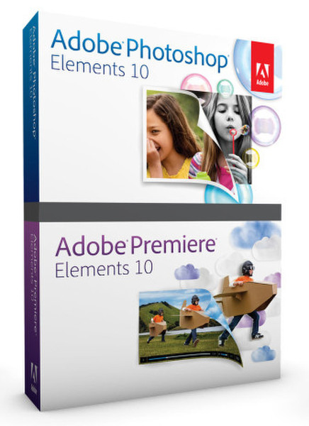 Adobe Photoshop Elements & Premiere Elements 10, Win, DVD Set, EDU, ITA