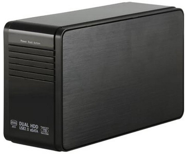 Deltaco 35HD-DUESATA 3.5" Black storage enclosure