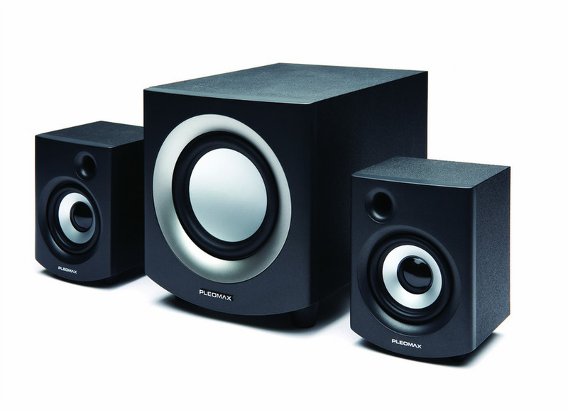 Pleomax S2-500B 2.1 32Вт Черный набор аудио колонок