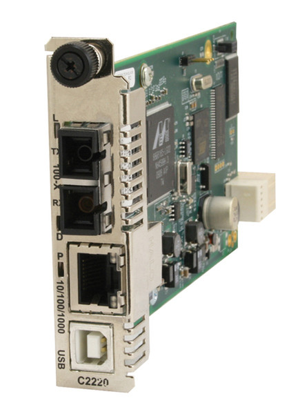 Transition Networks C2220-1013 Internal 100Mbit/s 1310nm Multi-mode network media converter