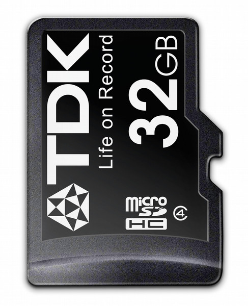 TDK 32GB microSDHC 32GB MicroSDHC Class 4 memory card