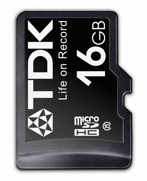TDK 16GB microSDHC 16GB MicroSDHC Class 10 memory card