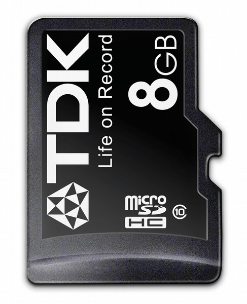 TDK 8GB microSDHC 8GB MicroSDHC Class 10 memory card