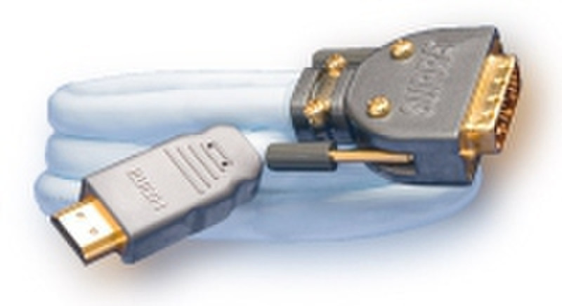 Supra 1001100211 4м HDMI DVI-D Синий адаптер для видео кабеля