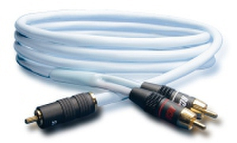 Supra 1001900586 2m 2 x RCA Blau Audio-Kabel