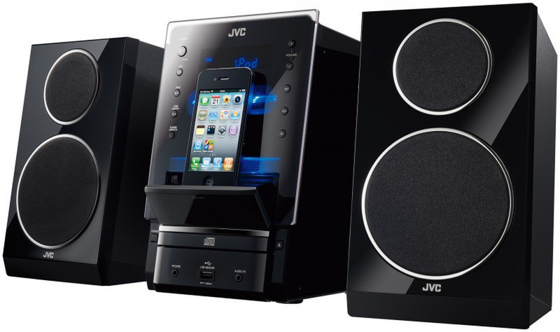 JVC UX-LP55BE Mini set 60W Black home audio set