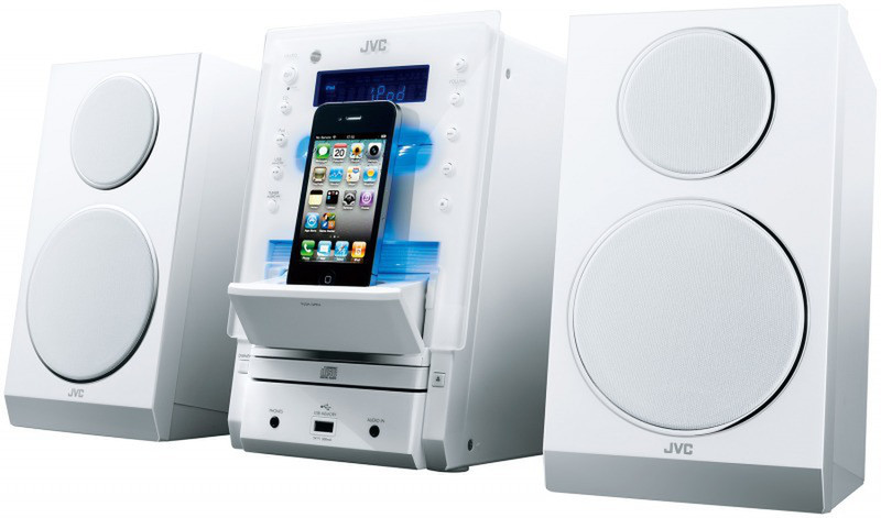 JVC UX-LP55WE Mini set 60W White home audio set