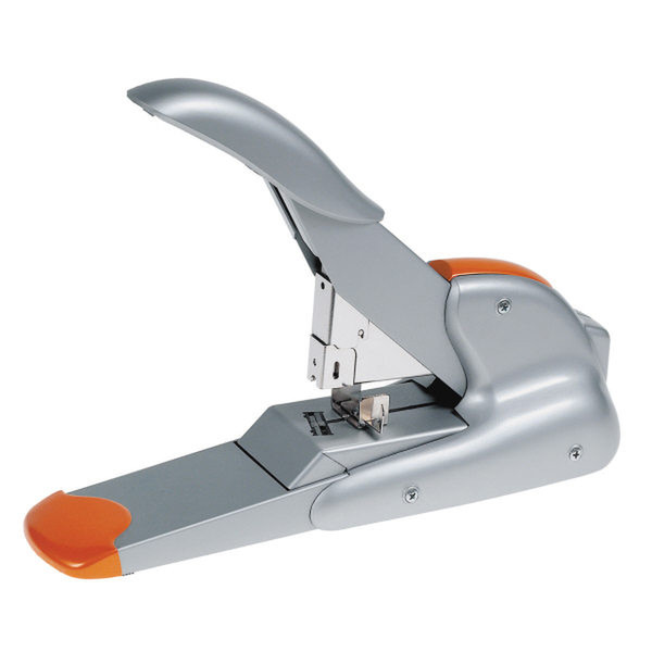 Rapid DUAX Flat clinch Orange,Silver stapler