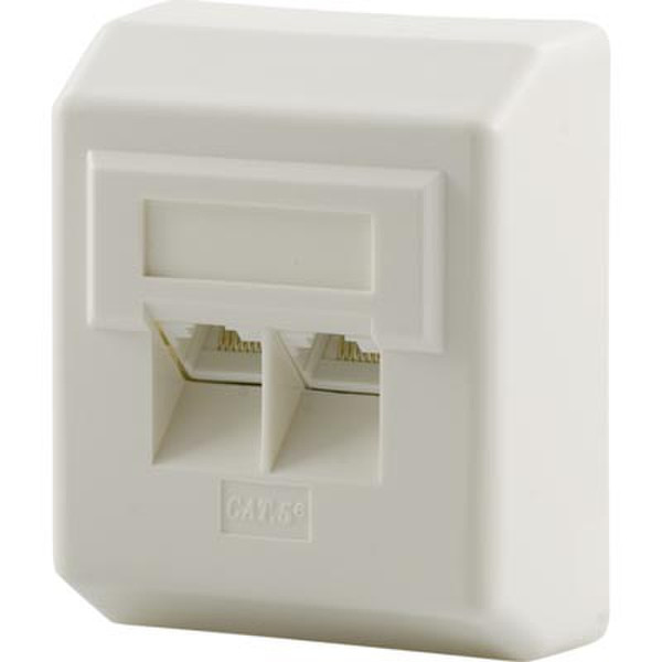 Deltaco VR-13 White outlet box