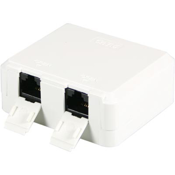 Deltaco VR-21 White outlet box