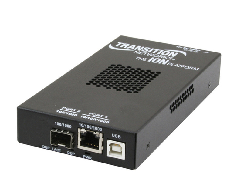 Transition Networks S2220-1013 1000Mbit/s 1310nm Multi-mode Black network media converter