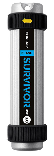 Corsair Flash Survivor USB 3.0 32GB 32ГБ USB 3.0 Алюминиевый, Черный USB флеш накопитель