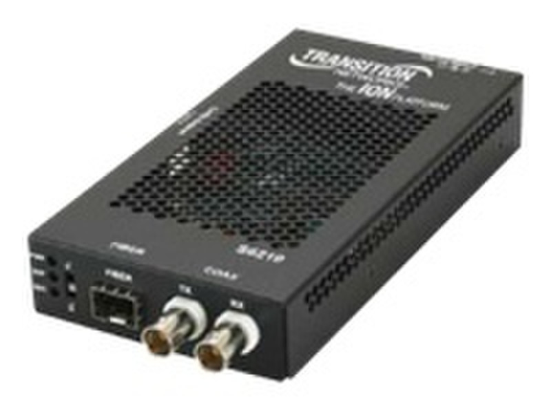 Transition Networks S6010-3040 Black network media converter