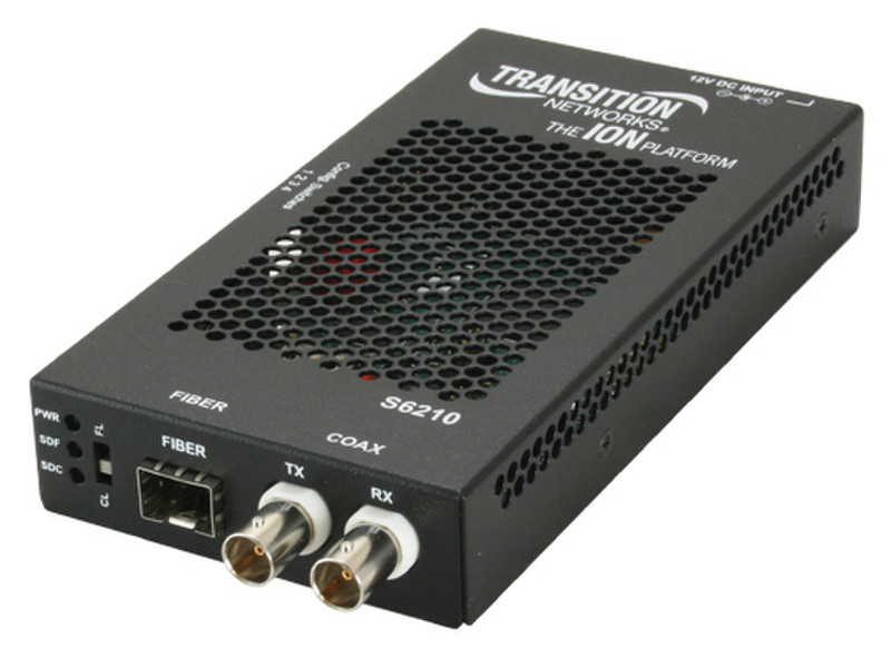 Transition Networks S6210-3013 44.7Mbit/s 1300nm Multi-mode Black network media converter