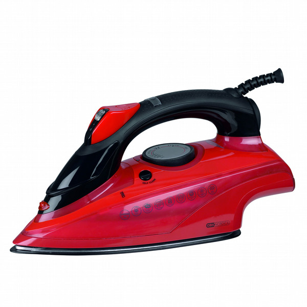 OBH Nordica Formula 400i RS Dry & Steam iron Ceramic soleplate 2400W Black,Red
