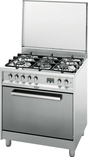 Hotpoint CP87SEA Freestanding Gas A Stainless steel