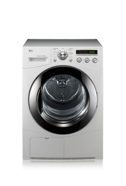 LG RC8015A freestanding Front-load 8kg B White tumble dryer