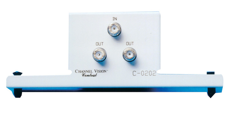 Channel Vision C-0202 Cable splitter Weiß Kabelspalter oder -kombinator