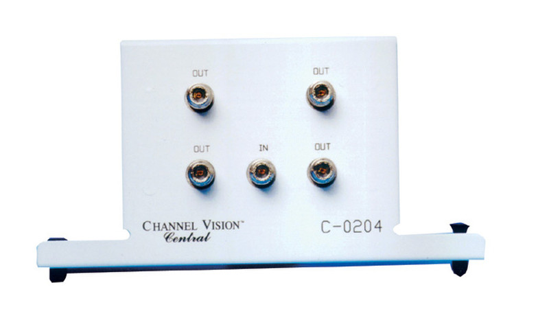 Channel Vision C-0204 Cable splitter Weiß Kabelspalter oder -kombinator
