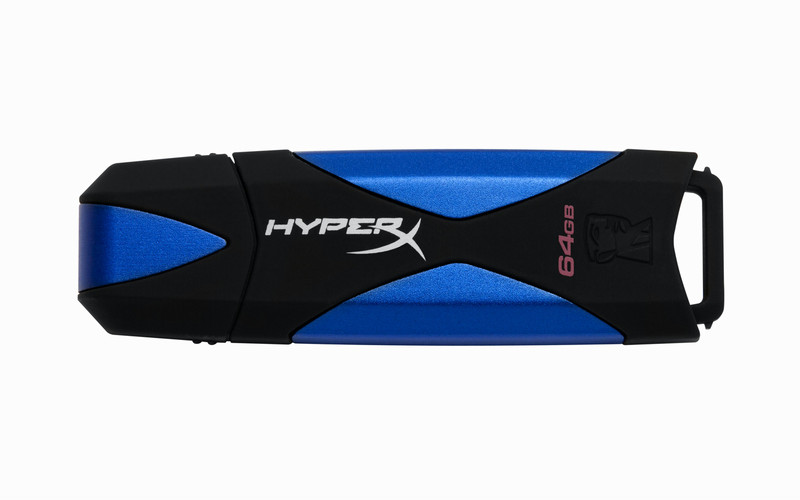 HyperX DataTraveler 3.0 64GB 64ГБ USB 3.0 (3.1 Gen 1) Тип -A Черный, Синий USB флеш накопитель
