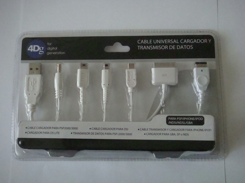4Dg FD4020 Indoor,Outdoor White mobile device charger