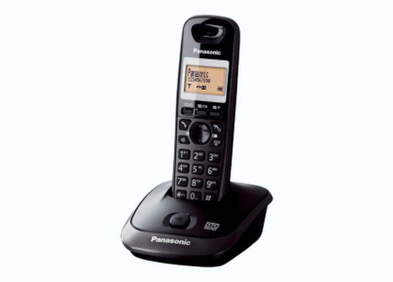 Panasonic KX-TG2521 DECT Идентификация абонента (Caller ID) Черный
