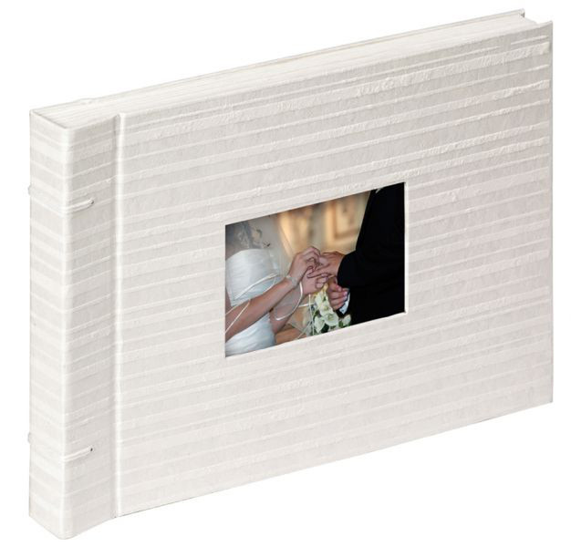 Walther Wedding Stripes Papier Cremefarben