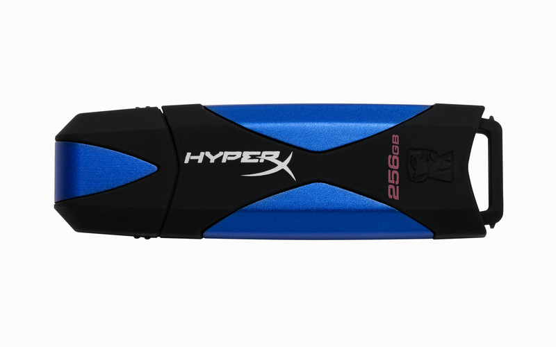 HyperX DataTraveler 3.0 256GB 256GB USB 3.0 (3.1 Gen 1) Type-A Black,Blue USB flash drive