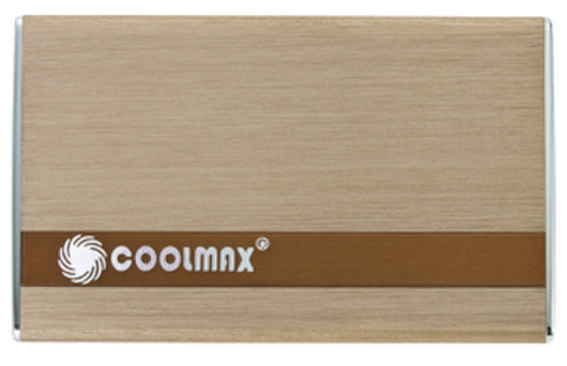 CoolMax HD-250BZ-U2 2.5" Питание через USB Бронзовый кейс для жестких дисков