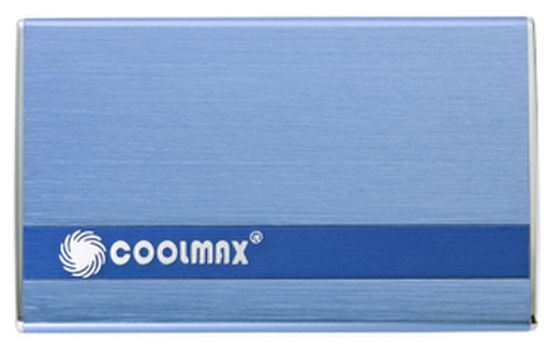 CoolMax HD-250BL-U2 2.5" USB powered Blue storage enclosure