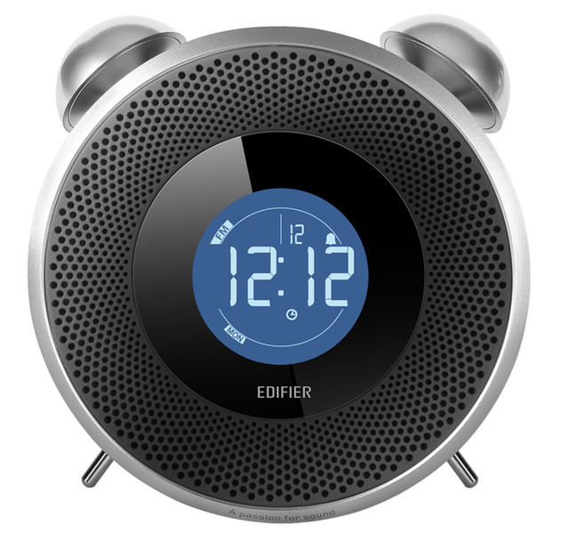 Edifier Tick Tock Bluetooth Uhr Digital Schwarz Radio