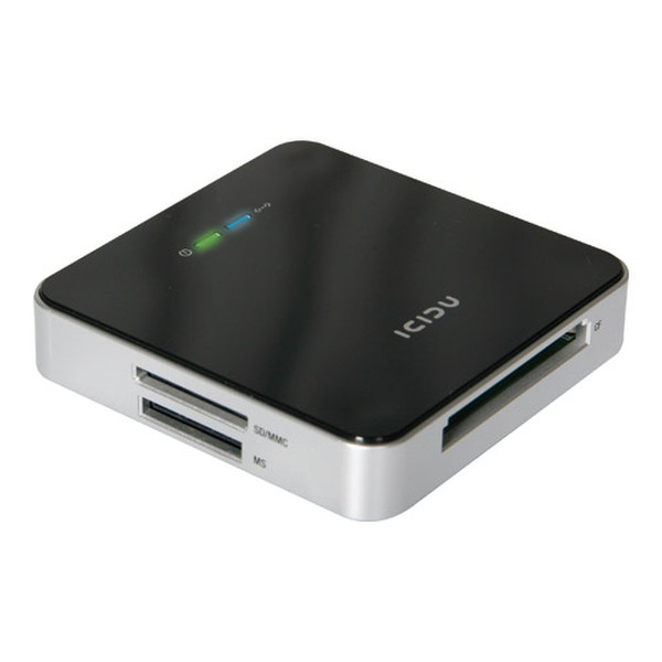 ICIDU USB 3.0 External Multi Card Reader Черный устройство для чтения карт флэш-памяти
