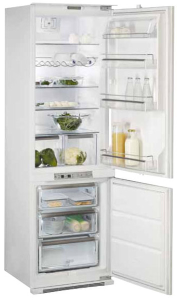 KitchenAid KRCB 6030 freestanding A+ White fridge-freezer