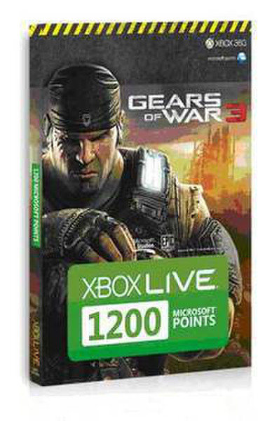 Microsoft 1200 Points GoW 3, Xbox 360 Live
