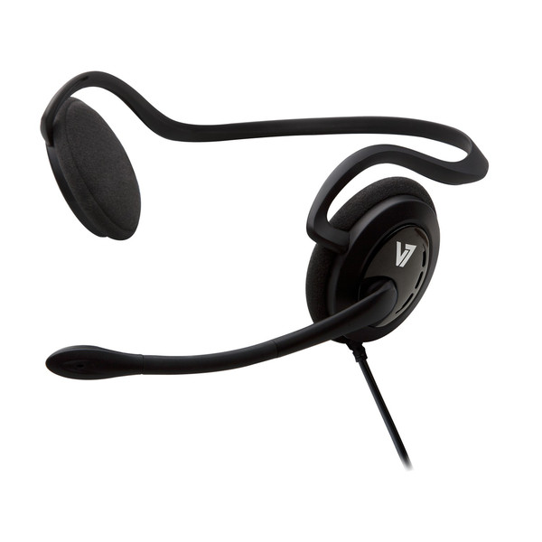 V7 Behind-the-neck stereo headset with microphone headset
