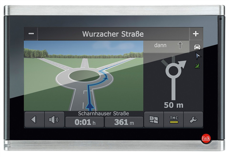 Falk Outdoor Navigation V600 Tragbar / Fixiert 4.3Zoll LCD Touchscreen 170g