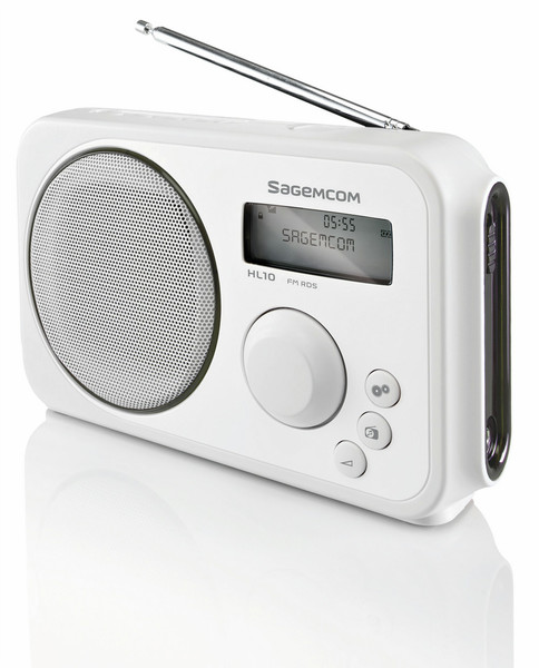 Sagemcom HL10 Персональный Цифровой Белый радиоприемник