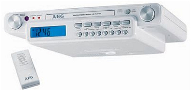 AEG KRC 4323 CD Digital White CD radio