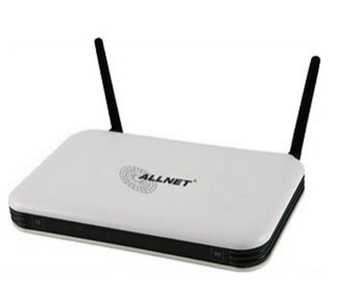 ALLNET ALL0239-3G Dual-Band (2,4 GHz/5 GHz) Gigabit Ethernet Schwarz, Weiß WLAN-Router
